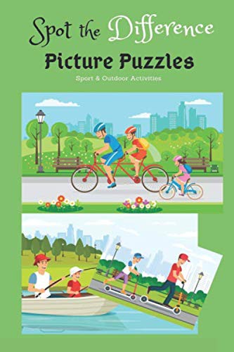 Spot the Difference Picture Puzzles Sport&Outdoor Activities 