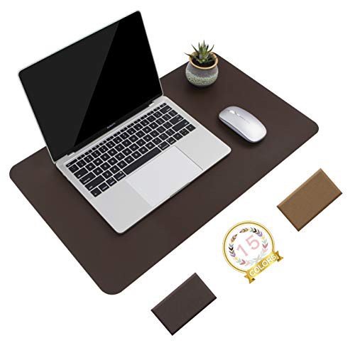 YSAGi Non-Slip Desk Pad, Waterproof PVC Leather Desk Table Protector, Ultra Thin Large Mouse Pad, Easy Clean Laptop Desk Writing Mat for Office Work/Home/Decor 