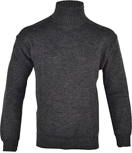 Clothing Unit Mens Roll Neck Polo Knitted Jumper