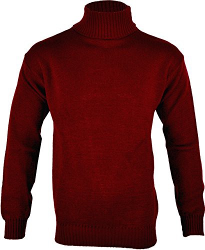 Clothing Unit Mens Roll Neck Polo Knitted Jumper