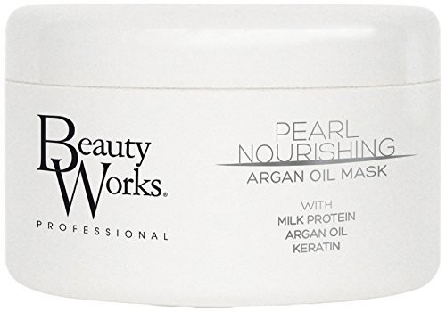 Beauty Works Pearl Nourishing Argan Oil Mask 250ml Milk Protein Deep Conditioning Treatment
