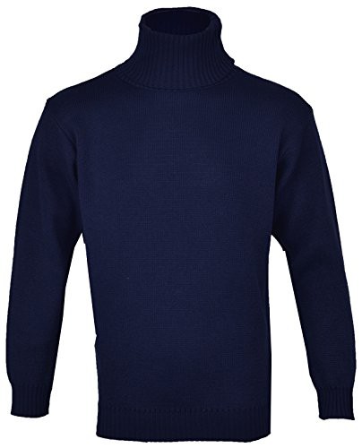 Clothing Unit Mens Roll Neck Polo Knitted Jumper