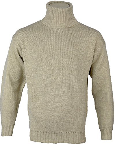 Clothing Unit Mens Roll Neck Polo Knitted Jumper