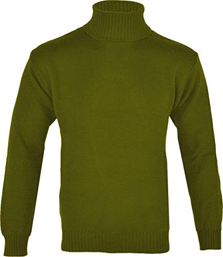 Clothing Unit Mens Roll Neck Polo Knitted Jumper