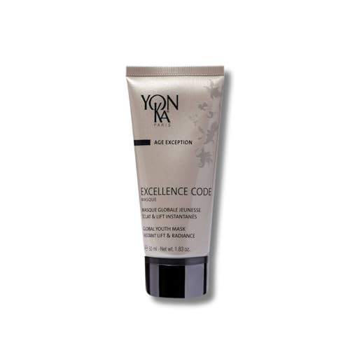 Yon-Ka Excellence Code Anti-Ageing Youth Face Mask 50ml | Immediate Lifting and Radiance, Dermatologically Proven Results After 28 Days ! 91% Natural Ingredients, with Tiger Nut