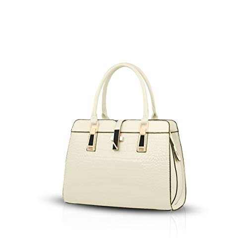 Nicole&Doris Ladies Handbags Fashion Patent Leather Shell Portable Shoulder Messenger Bag for Women