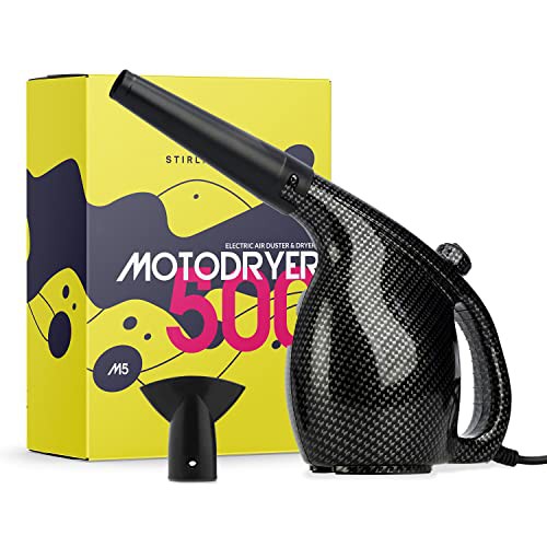 MotoDryer™ - Motorcycle and Car Dryer. This Blower Dryer has a Powerful Force of Warm-Hot Filtered Air. Great for Car Washing and Motorcycle Cleaning. No More Water Spots or Streaking!