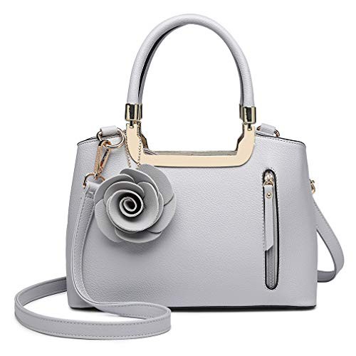 Miss Lulu Handbags for Women Ladies Shoulder Bags Fashion PU Leather Crossbody Top Handle Bag 