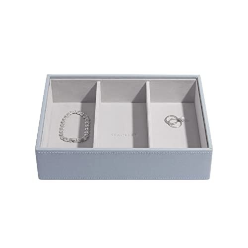Stackers Dusky Blue Classic Medium Jewellery Box Watch/Accessories Layer