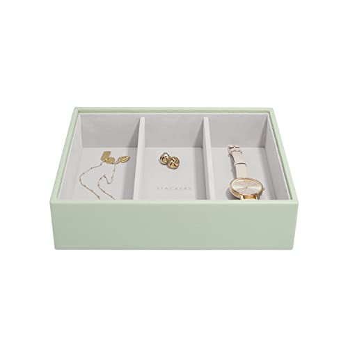 Stackers Sage Green Classic Medium Jewellery Box Watch/Accessories Layer