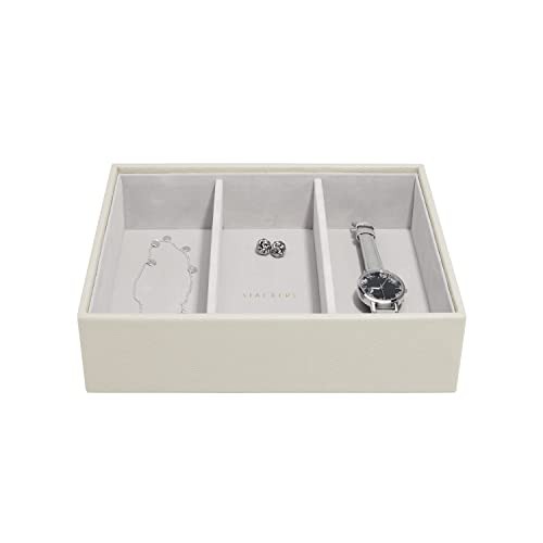 Stackers Oatmeal Classic Medium Jewellery Box Watch/Accessories Layer