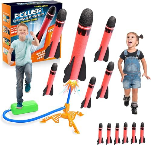 Anginne Boy Toys for 3-12 Years Old Boys, Kids Toys Garden Toys Boys Girls Gifts Age 3-9 Year Old Boys Toys Age 3-9 Outdoor Birthday Gifts for Kids Toy Rockets Christmas Xmas Gifts for Kids