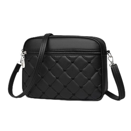 Crossbody Bag for Women Quilted Shoulder Purse Small Across Body Handbag for Ladies Girls Travel Shopping Work Daily Use