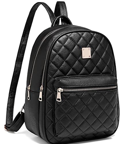 Myhozee Backpack Womens Fashion Leather PU Rucksack Lightweight Daypack School Bag Travel Small Backpack Handbag for Ladies & Girls