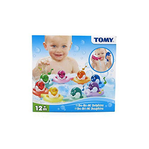 TOMY Toomies Do Re Mi Dolphins Baby Bath Toy | Educational and Musical Toy For Toddlers | Kids Bath Toys Suitable For Boys & Girls 1, 2 & 3 Years