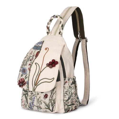 AULUDA Women's Al-0101 Backpack, Grape Flower, M