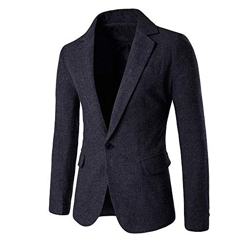Men's Casual Blazer Jacket Slim Fit Sports Coat Business Suit Classic Fit Fashionable Spring Shirt Lapel One Button Checkered Date Quick-Dry Suit for Men Regular fit Shirts tee Men's Polo Shirts