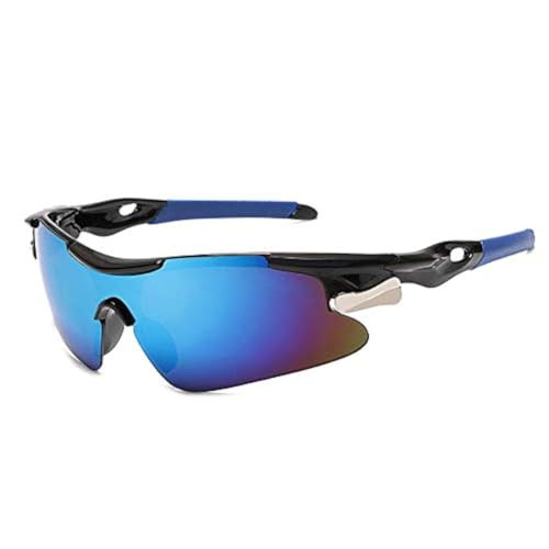 BSLVWG Polarised Sports Sunglasses for Men Women Driving Sunglasses UV400 Protection Sports Sunglasses for Cycling Running Fishing Golfing Outdoor Activities Unbreakable Frame 