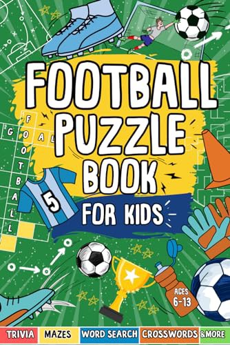 Football Puzzle Book For Kids