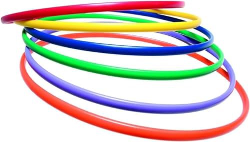FunFit Hula Hoops 55/65/75CM for Children and Adults HDPE Material - Perfect for Fitness, Exercise, and Outdoor Fun Ideal for Gym, Yoga, and Summer Sports Activities