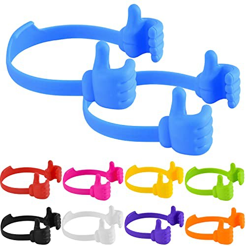 Maudzlan Phone Stand Holder 2 Pcs Thumbs Up Lazy Hand Arm Finger Holder Novelty Portable Desk Mobile Cell Phone Kickstand Cute Cheap Accessories Gifts for Teen Kid Girl 