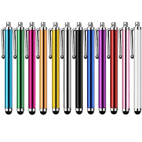 Rpanle Stylus Pens for Touch Screens, 12Pack Universal Capacitive Touch Screen Pens for Tablets, Samsung Galaxy, Smartphones, All Universal Touch Screen Devices