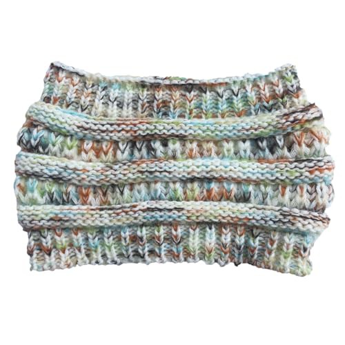 Winter Knitted Headband - Women’s Ear Warmer Chunky Knit Hair Band, Braided Fleece-Lined Turban Style, Elastic Wide Headbands for Sports, Yoga, and Outdoor Activities