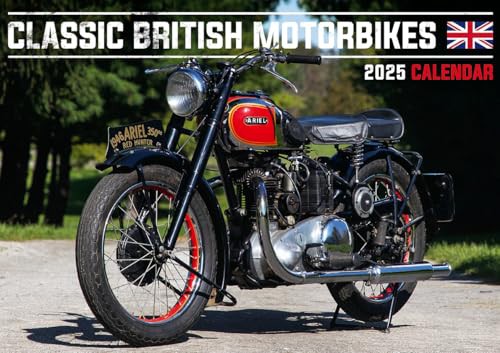 Classic British Motorbikes Calendar 2025 - Motorcycles
