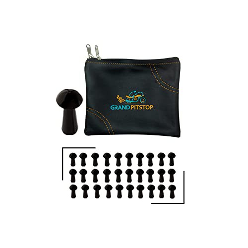 GRAND PITSTOP Replacement Mushroom Plugs for tubeless Tire Puncture repair kit - for Cars, Motorcycles- Spare Plugs 