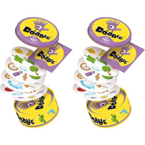 Asmodee | Dobble | Card Game | Ages 6+ | 2-8 Players | 15 Minutes Playing Time 