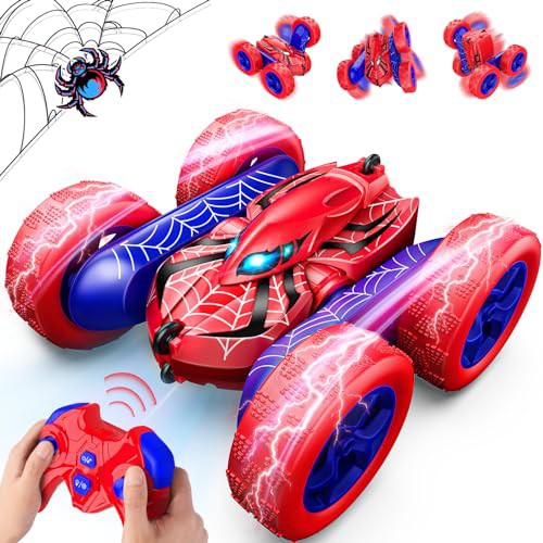 Dreamlandia Remote Control Cars Toys, 360 Flips RC Car Kids Toys for 3 4 5 6 7 8 9 Year Old Boy Gifts, Boys Toys Age 3-9, Presents Gifts for 4-9 Year Old Boys Christmas Xmas Gifts for Kids Boys