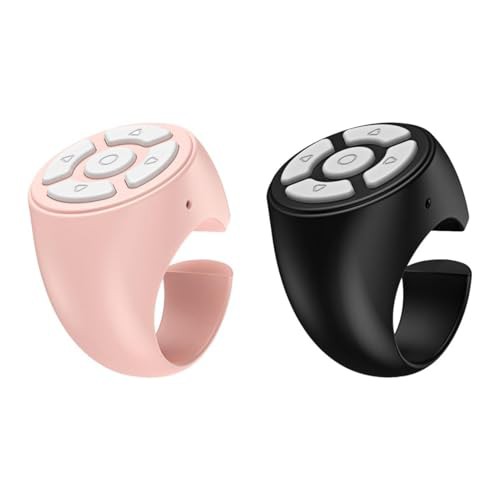 Fingertip Scroller Ring for Tik-Tok, Wireless Remote Control for Tik-Tok, Mobile Phone Volume Control Page Turner Clicker, Portable Camera Shutter Remote Control, for IOS & Androids [video game]