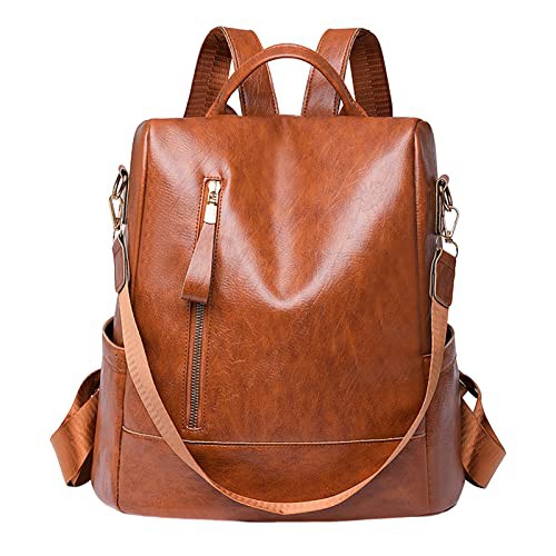 Womens Bag,Women'S Fashion Backpacks,Anti Theft Backpack For Womenwomens Backpack Purse Large Designer Pu Leather Laptop Backpacks, Ladies Computer Shoulder Bags 