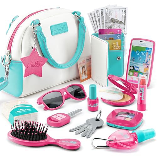 Play Purse for Girls and Toddlers - Little Girls Toys Pretend Play Accessories