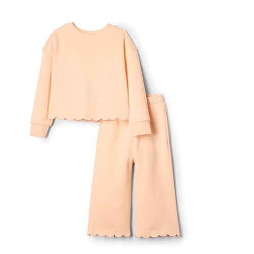 Amazon Essentials x Sofia Grainge Babies, Toddlers, and Girls' French Terry Trouser and Top Set