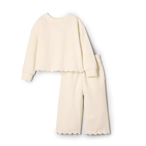 Amazon Essentials x Sofia Grainge Babies, Toddlers, and Girls' French Terry Trouser and Top Set
