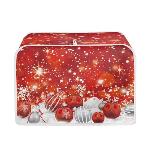 TOADDMOS Christmas Bell Stand Mixer Cover for Kitchen Home Kitchen Appliance Organizer Bag with Pocket Durable Dust Over Toaster Blender Cover Gifts