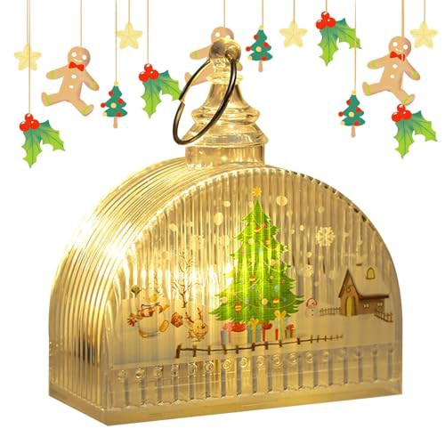 Christmas Light Decorations - Portable Christmas Tree Light Up Decorations,Christmas Pendant Decoration Reusable Car Pendant Home Decoration for Window Decoration Nkem