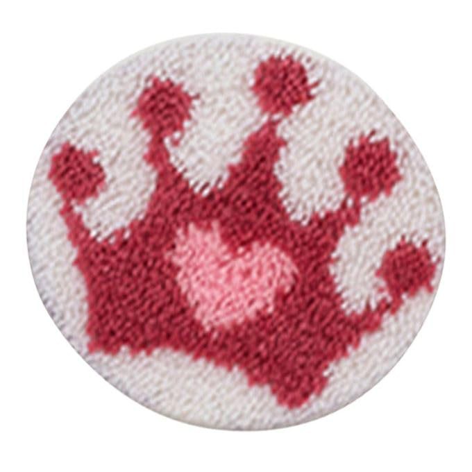 Embroidery Crafts DIY Making Latch Hook Kits for Adults-Latch Hook Cushion Kits and Embroidery Kits for DIY Needlework,Latch Hook Rugs Carpets Cushion Mat Making Kits,DIY Craft Kits 