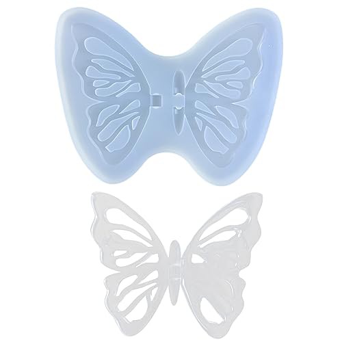 Woedpez Big Butterfly Ornament Crafts Silicone Mold Jewelry Epoxy Casting Jewelry Tool Making Resin DIY Craft Home Decoration Ornament Molds for Epoxy Resin