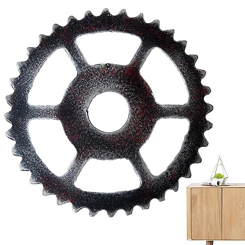 Gear Wheel, Cutouts for Gear Robot Wall Decoration, Hardware Ornaments Steampunk Connection Gear Decoration for Home Wheel Wall Decoration Wooden Wheels Decoration Holdes
