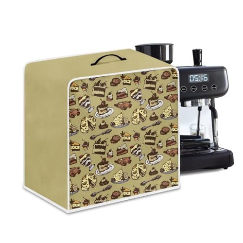 NETILGEN Kitchen Coffee Maker Dust Cover Dust Resistant Protector with Top Handle Design Heat-Resistant Dust Protection Anti-scratch for Juicer Cover Food Processor, Cake Green