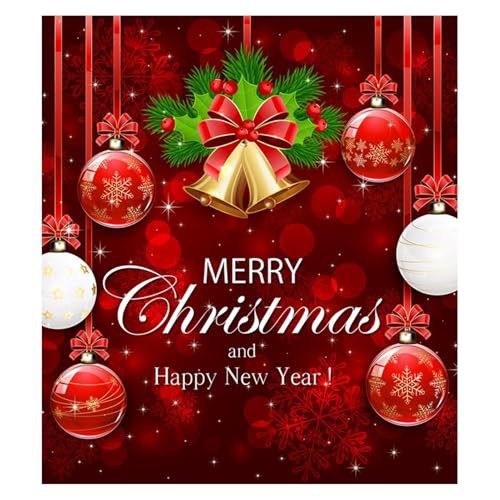 Rurunklee Christmas Dishwasher Magnets, Happy Christmas Dishwasher Magnet Sticker, Kitchen Appliance Magnet Decal, Dish Washer Door Decoration for Home Business