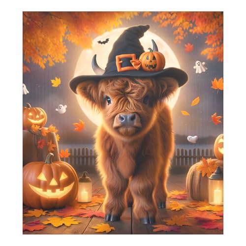 Halloween Cow Orange