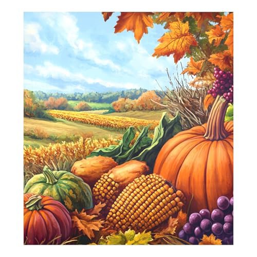 Harvest Pumpkins and Grapes